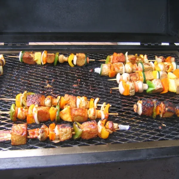 Cooking over charcoal