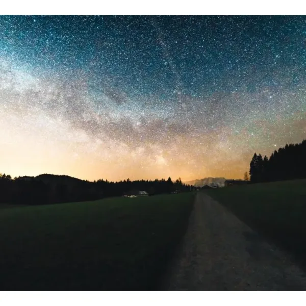 The Milky Way away from the city