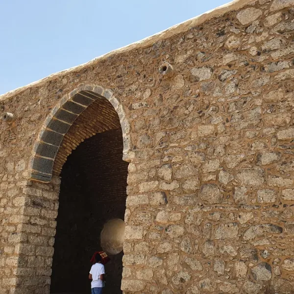 The steps up to one of the Seven Mosques